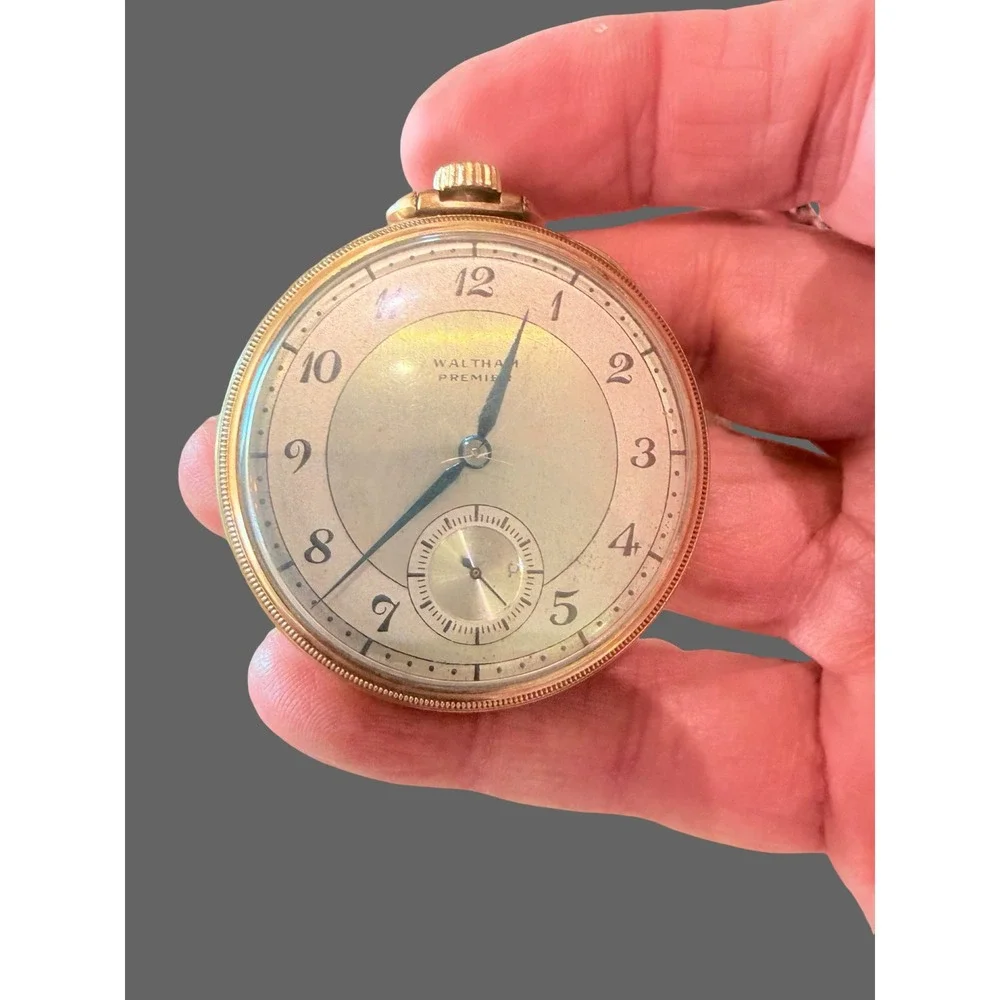 Waltham Premier Colonial 17J Pocket Watch‎ J Boss 10K Gold Filled Case Parts